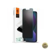 Folie de protectie Ecran Privacy Spigen Slim pentru Apple iPhone 16e / 14 / 13 Pro / 13 Sticla securizata Full Glue AGL03393