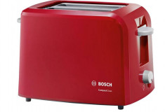 Prajitor de paine Bosch TAT3A014 CompactClass 980W Rosu foto