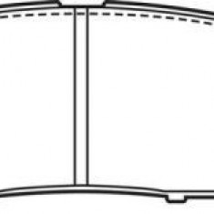 Placute frana Mitsubishi L 400 / Space Gear Bus, L 400 Caroserie, Pajero 2, Pajero Sport (K90) SRLine parte montare : Punte spate