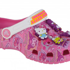 Papuci flip-flop Crocs Hello Kitty and Friends Classic Clog 208103-680 Roz