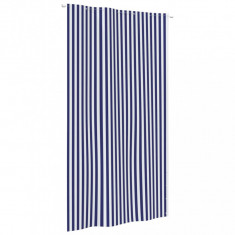 vidaXL Paravan de balcon,albastru și alb,140 x 240 cm, țesătură oxford