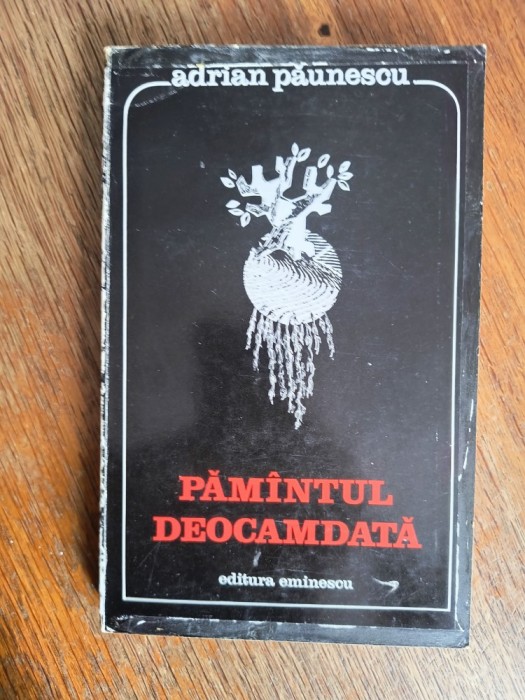 Pamantul deocamdata - Adrian Paunescu, autograf / R3P5F