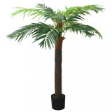 VidaXL Plantă artificială palmier phoenix cu ghiveci, verde, 190 cm