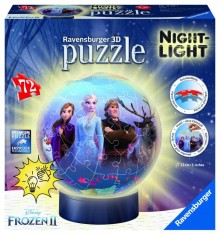 Puzzle 3D luminos Frozen 2 72 piese foto