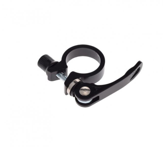Colier tija sa, prindere rapida, 31.8mm, culoare negru, din aluminiu Cod:AWR0275