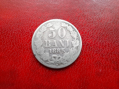 1885-50 Bani-Carol I-st.Buna-FF RAR foto