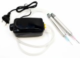 Set pompa electrica cu aer pentru semanat in alveole, semanatoare cu vacuum, 2 posturi, Narpo