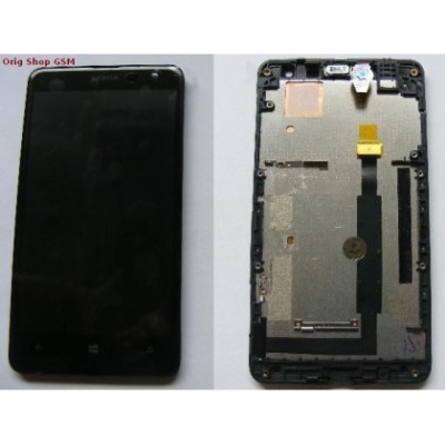 Display LCD cu touchscreen Nokia Lumia 625 Negru Original China foto