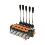 Distribuitor hidraulic 5 manete, debit 80L/min, presiune 200 bar Breckner Germany