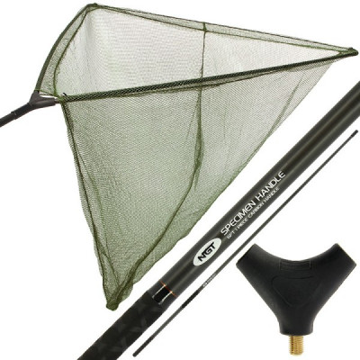 NGT Deluxe 42&amp;quot; Carp Net with Carbon Arms 1pc foto