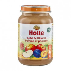 Piure Eco din mere si prune, +6 luni, 190 g, Holle Baby Food