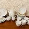 SET DE CAFEA DIN PORTELAN- 21 DE PIESE- CROCUS- MARCAJ JOHANN HAVILAND R BAVARIA