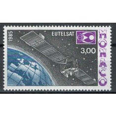 Monaco 1985 Mi 1722 MNH - Organizația Europeană de Comunicații prin Satelit