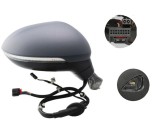 Oglinda exterioara Volkswagen Passat (B8), 08.2014-12.2023, Dreapta, reglare electrica; grunduit; incalzita; cu functie detectie unghi mort; geam con