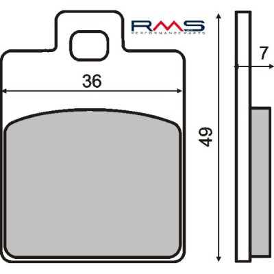 Placute frana Piaggio Zip/Liberty Cod Produs: MX_NEW 225100300RM foto