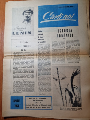 ziarul carti noi aprilie 1964-istoria romaniei foto