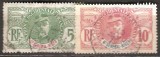 Lot timbre A.O.F. Niger &ndash; valori 5&ndash;10, obliterate -A80