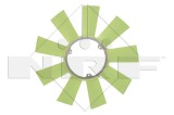 NRF 49812 Paleta ventilator, racire motor