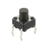 Microintrerupator 6x6x3.5mm, (ON)-OFF, SPST, ALPS, SKHHBWA010, T157066