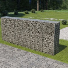 Perete gabion cu capace, 300 x 50 x 150 cm, o?el galvanizat foto