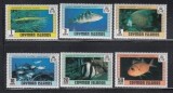 Insulele Cayman 1979 - Pești din recife de corali, fauna, serie neuzata