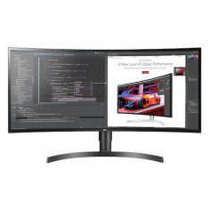 Monitor curbat LED IPS LG 34&amp;quot;, UltraWide, QHD, HDR 10, sRGB 99%, negru, 34WL85C-B foto