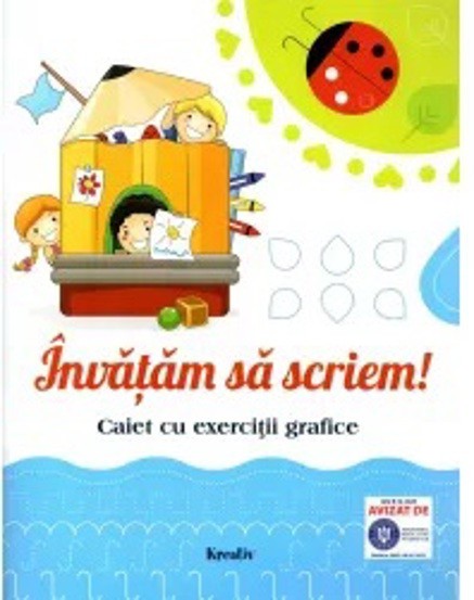 Invatam sa scriem caiet de exercitii grafice - Kreativ