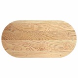 Cumpara ieftin Blat de masa 120x60x2 cm lemn masiv de stejar oval