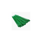 Set 100 bucati coliere PVC 3.6x150mm verde pentru organizare cabluri