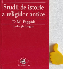 Studii de istorie a religiilor antice D. M. Pippidi foto