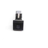 Comutator Skoda Yeti 5L 2010 OEM 5L0927127 Buton Start Stop Argintiu Aluminiu