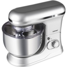 Mixer planetar Zelmer ZKR1360, 1200 W, 2 boluri incluse, 6 trepte de viteza, functie Pulse, Smart Mix Technology, gri