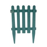 Gardulet decorativ, IBC2, pentru gradina, plastic, verde, 160 x 59 cm, set 4 bucati