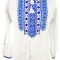 Bluza dama R tip ie, marime 2XL, alb/albastru