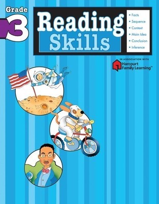 Reading Skills: Grade 3 (Flash Kids Harcourt Family Learning) foto