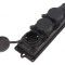 Conector Alimentare AC 2P+PE 250V 16A IP44 Negru