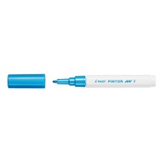 Marker cu vopsea Pilot Pintor Metalic F metalic 1 mm varf rotund Marker cu vopsea Pilot Pintor Metalic varf rotund 2.90 mm albastru