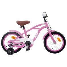vidaXL Bicicletă pentru Copii 16 Inci pentru 4-6 ani Roz deschis 42009686