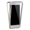 Husa Full TPU 360&deg; (fata + spate) pentru Apple iPhone 7, Alb Transparent