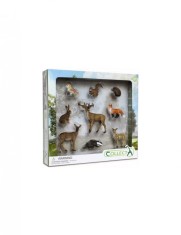 Set 9 figurine animale de padure Collecta