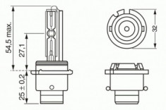 Bec Bosch xenon D2R foto