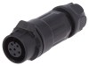 Conector Circular Mufă Mamă 6 Pin Aurit 5A Dimensiune 12