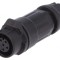 Conector Circular Mufă Mamă 6 Pin Aurit 5A Dimensiune 12