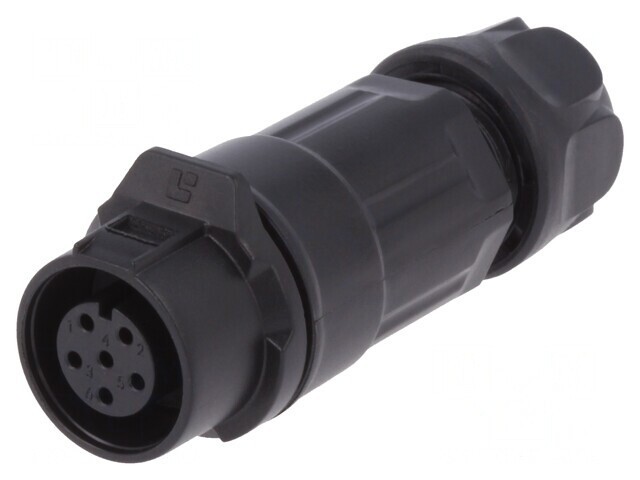 Conector Circular Mufă Mamă 6 Pin Aurit 5A Dimensiune 12