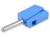 Mufă Banană 4mm Albastră 20A 42V 40mm, Wago