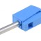Mufă Banană 4mm Albastră 20A 42V 40mm