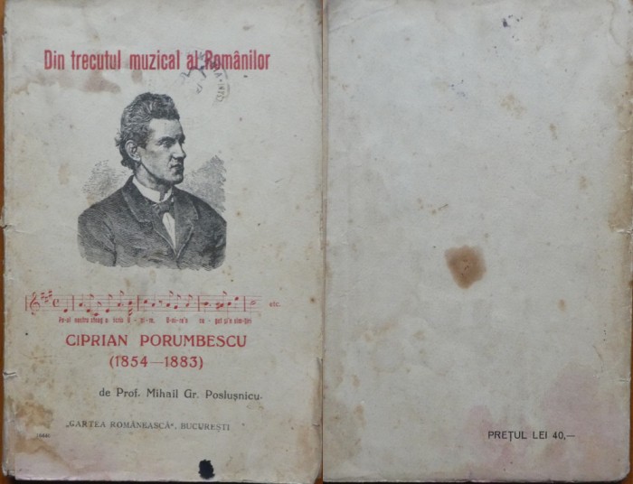 Prof. Mihail Polusnicu, Ciprian Porumbescu, 1926, editia 1