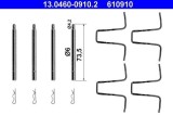 Set accesorii placute frana Mercedes /8, Cabriolet, Coupe, Heckflosse, Pagode, S Class Motor 200, 200, 200 D, 220, 220 B, 220 D