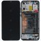 Huawei Y8p (AQM-LX1) P smart S Capac frontal al modulului de afișare + LCD + digitizer + baterie negru la miezul nopții 02353PNT