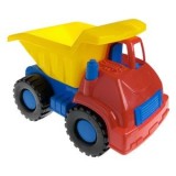 Camion cu Remorcă Rabatabilă și Benă Basculantă, 34x21x25cm, Plastic, Roșu/Albastru/Galben, CMCLASS